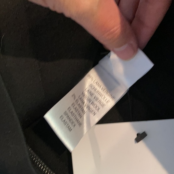 Black Blumarine Wool Skirt with Zippered Back - Picture 5 of 6